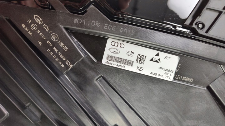 фото №10, Audi q8 4m8 полный led левый правый фара лампа левая правая новое лампы
