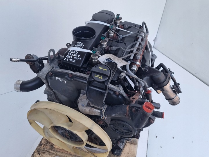 фото №11, Двигатель комплект ford transit vii mk7 2.4 tdci 100km 173tyś phfa