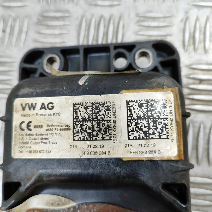 фото №7, Подушка подушка  пасажира seat leon st 5f8 5f0880204b 26064781 2.0l 221kw