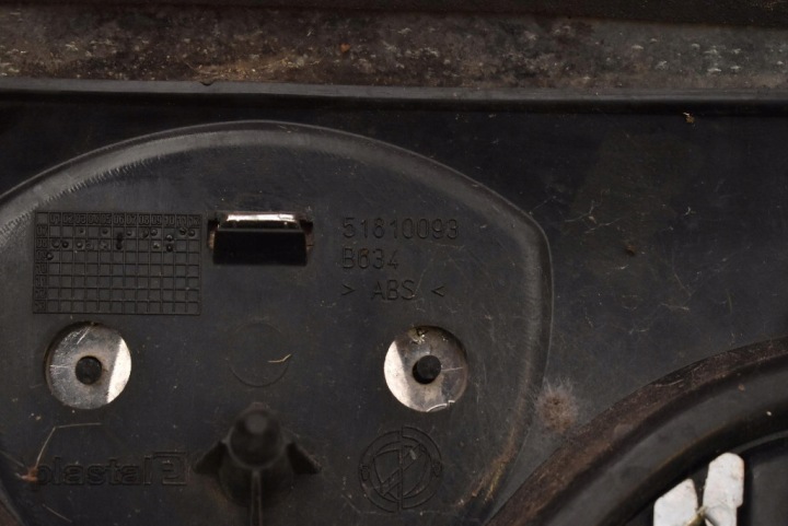 фото №9, Решётка решётка чёрная хром 51810093 lancia musa 1 i 07-12