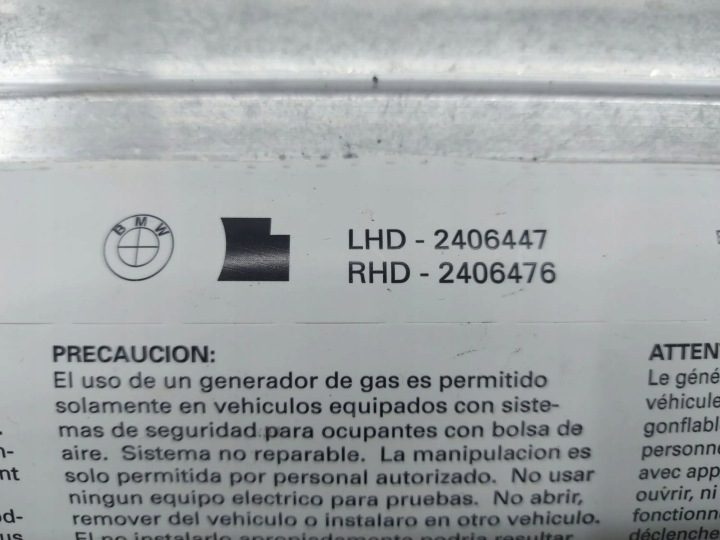 фото №6, Bmw x5 e70 2010 повітряна подушка пасажира 2406447