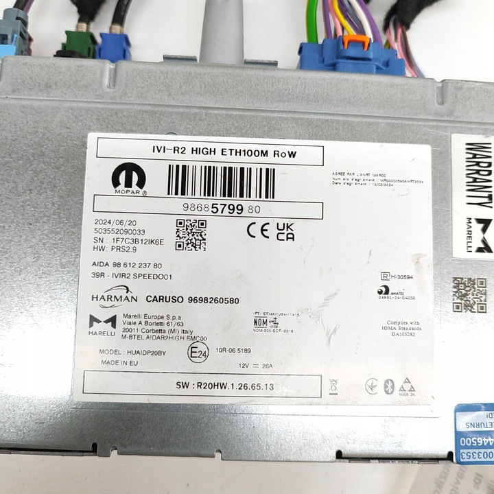 фото №6, Peugeot 3008 iii 2024 панель / радіопрогравач cd/dvd/gps