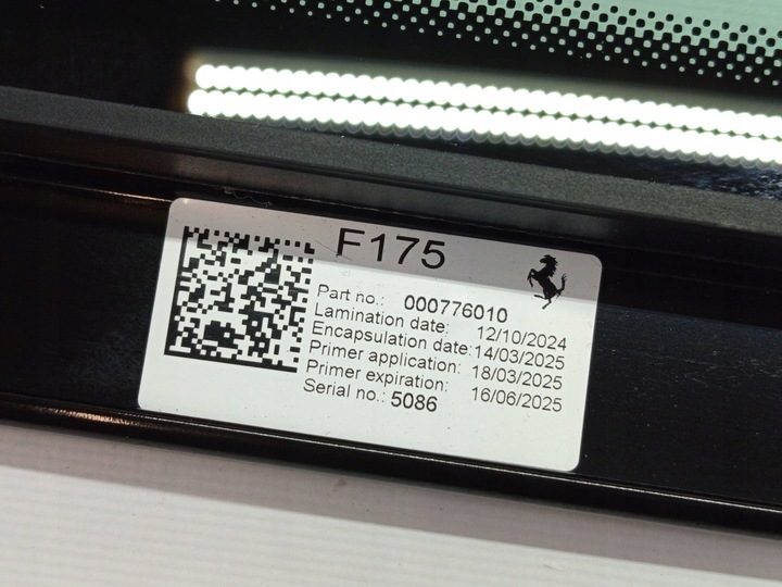 фото №6, Стекло кузов кузовная левый зад задняя ferrari purosangue f175 776010