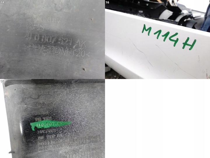 фото №12, Audi q7 4l0 s-line рестайлинг 09-15 бампер спойлер зад pdc