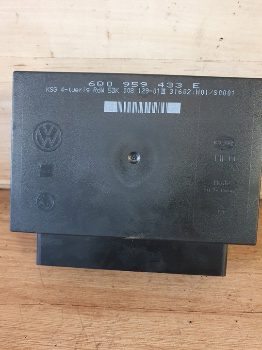 фото №1, Модуль комфорта skoda fabia 1.9 tdi 6q0959433e