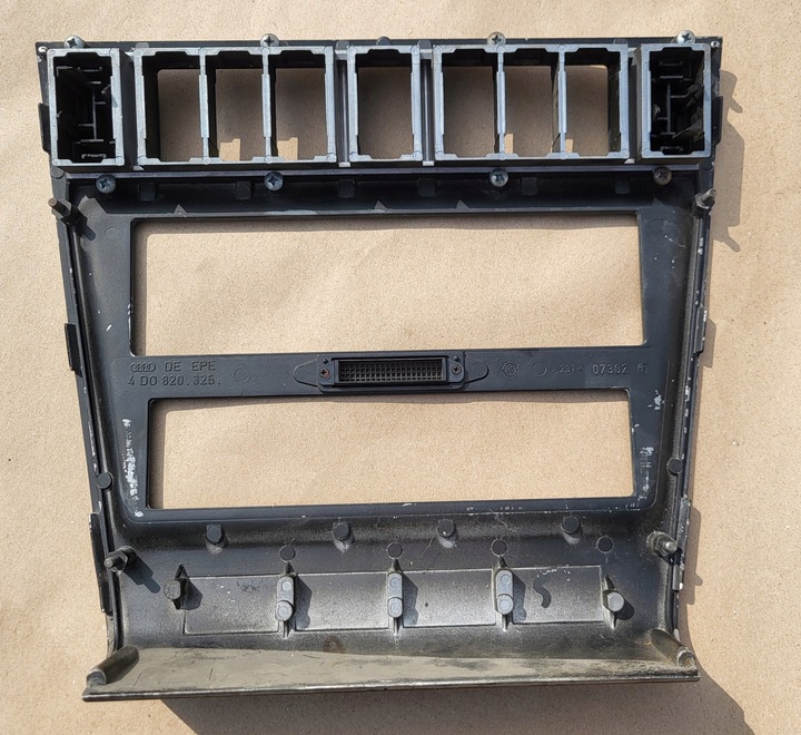 фото №11, Рамка консолі середньої капот радіо dekor дерево audi a8 d2 4d0820325 оригінальний номер
