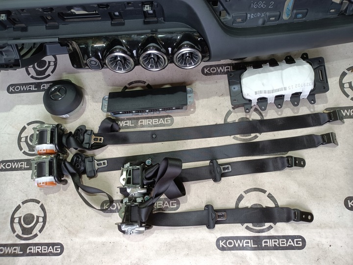 фото №9, Mercedes b-klasa w247 247 панель консоль подушка безпеки подушки ремені