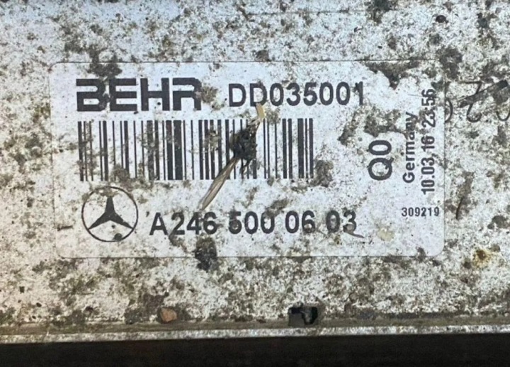 фото №13, Комплект радіатор mercedes-benz b w246, w242 a2049066802 електричний 2016