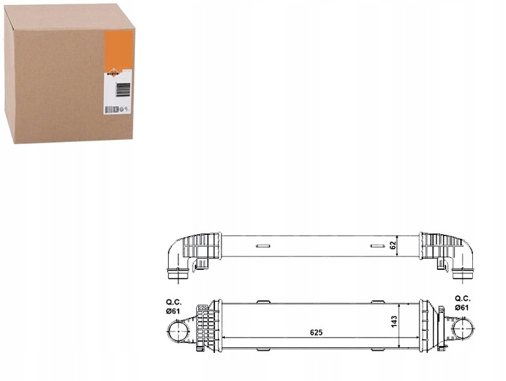 фото №1, Інтеркулер nrf 2045000200 a 127012n ms4593