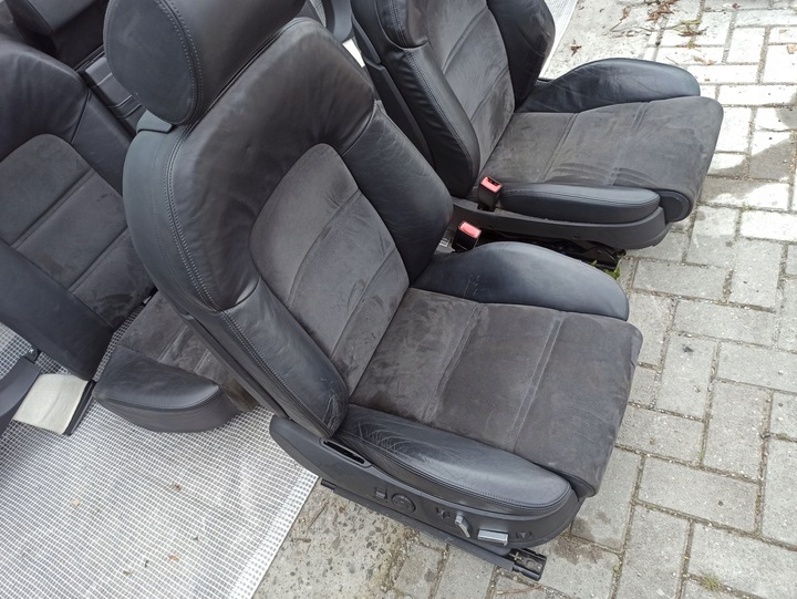 фото №3, Audi a8 s8 d3 сидіння комплект sport алькантара електричний підігрів перед зад