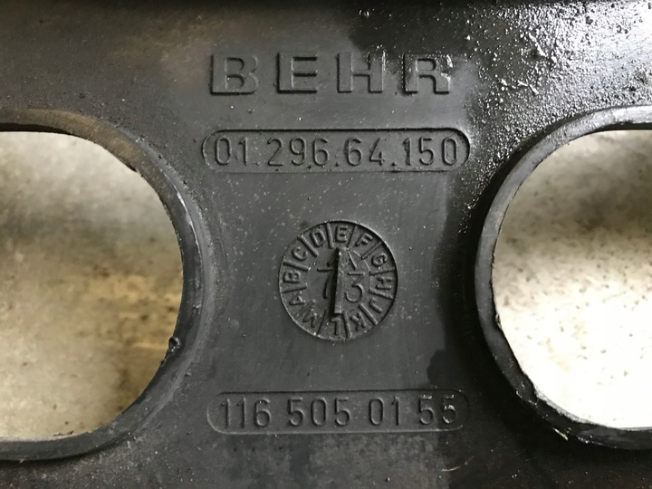 фото №11, Корпус радіатор behr mercedes w116 280se 450se