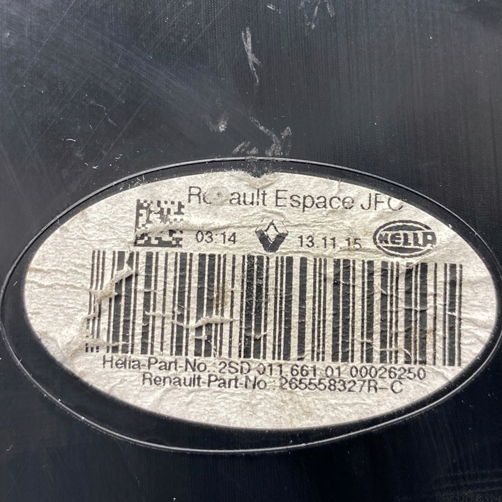 фото №14, Лампа ліва зад renault espace v 265558327r