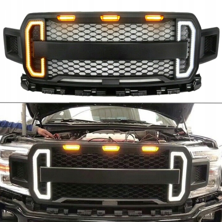 фото №11, Решітка радіатора решітка радіатор ford f150 2018-2020 led drl