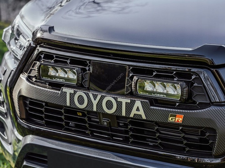 фото №13, Комплект двух лампа lazer triple-r 750 elite монтаж w решётка радиатора toyota hilux gr