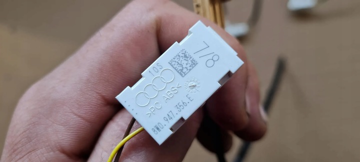 фото №5, A4 b9 8w podświetlnie обшивка дверей led ambiente лампа комплект 4x