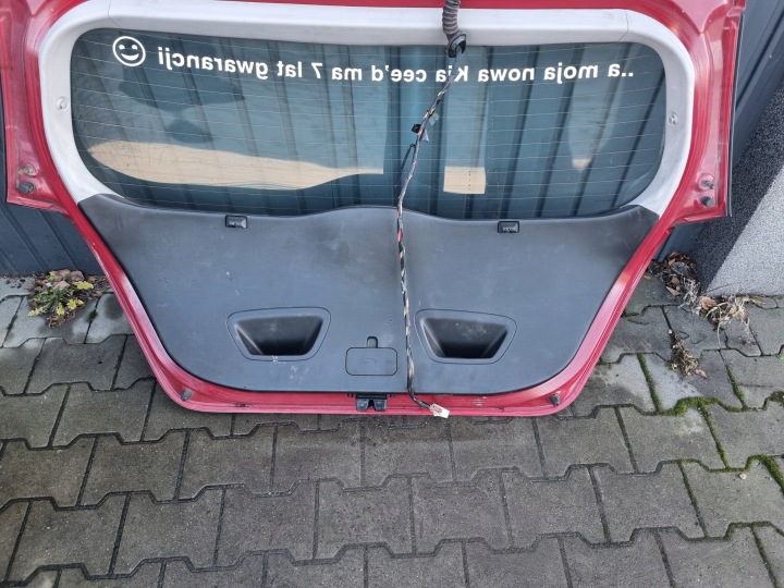 фото №7, Kia ceed i 06-12 хэтчбек задняя крышка зад hr