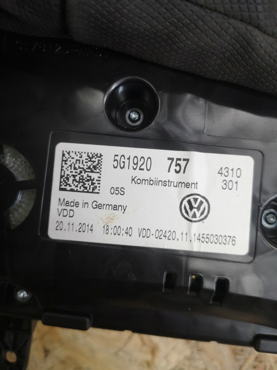 фото №5, Vw golf vii gtd спідометр  манометр 5g1920757 vdd