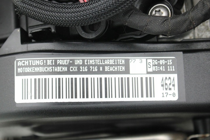 фото №14, Vw golf 7 vii audi a3 sportsvan двигатель дизель 1.6 tdi cxx cxxb 81 kw 110 km