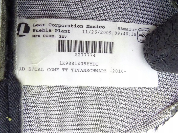 фото №6, Vw golf vi материал сиденье сиденья левый перед 5d