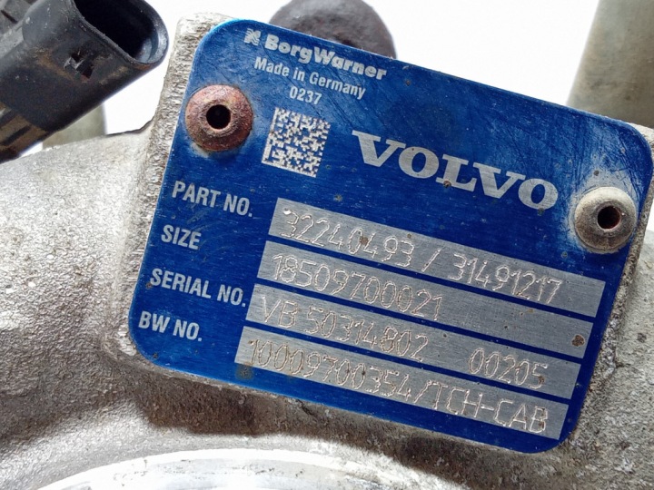 фото №6, Volvo xc60 ii 2.0 d3 турбонагнітач 31491217 32240494 d4204t4 twin turbo