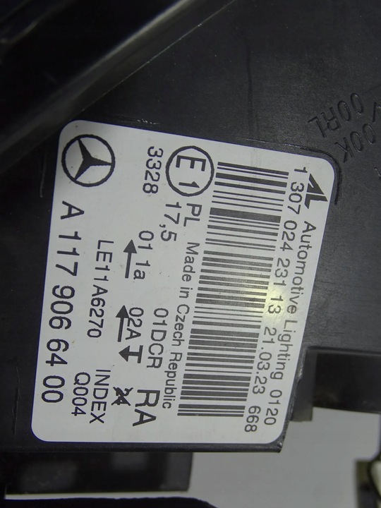фото №9, Лампа перед права mercedes cla a117 w117 a1179065403