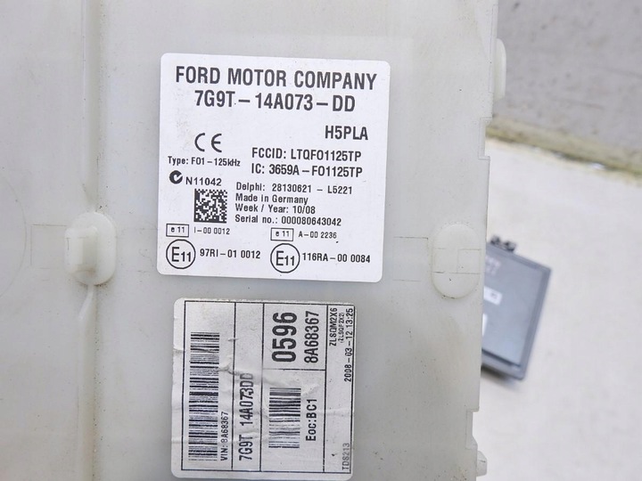 фото №7, Набір стартовий ford mondeo mk4 1.8 tdci 7g91-12a650-eh 5ws40590h-t