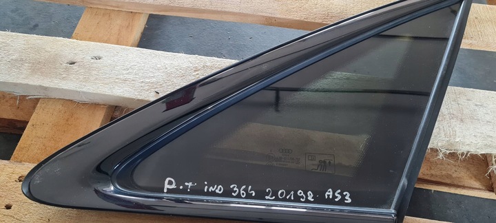 фото №6, A4 b9 8w рестайлинг стекло кузовная правая правые зад треугольник as3 19r 8w5845298g