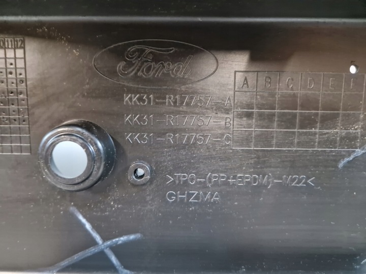 фото №9, Ford transit mk8 viii 8 рестайлинг 19- бампер передний перед na 6xpdc kk31r17757a