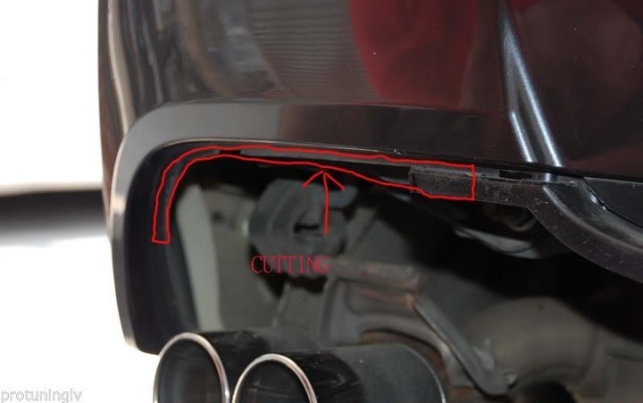 фото №8, Задний бампер performance twin diffuser do bmw e90/e91 04-11