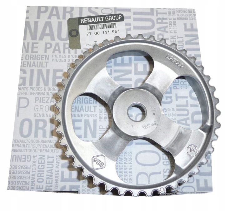 фото №1, Колесо вал розподільний вал kangoo i clio ii 7700111951 оригінал