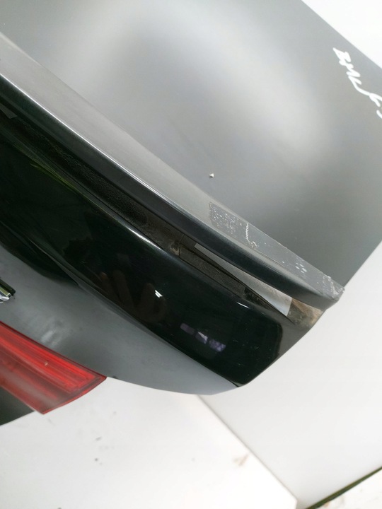 фото №9, Bmw g30 530e крышка багажника зад чёрный 475 комплектная лампы спойлер