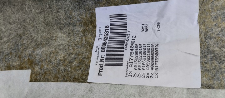 фото №12, Потолок панорама mercedes a класс w177 amg a1776900700