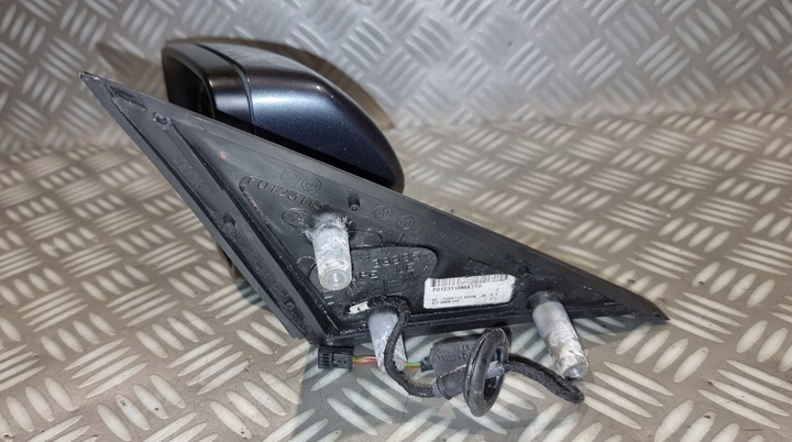 фото №13, Bmw 5 e60 e61 lci рестайлінг дзеркало сірий ліві 3 контакти освітлення led eur 09r