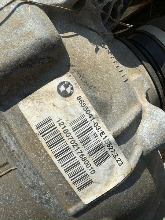 фото №7, Підвішування задні зад поворотна опора візок піввісь диференціал вісь задня bmw x3 g01 2.0d