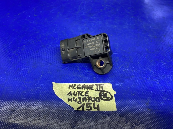 фото №8, Датчик давления megane iii scenic iii 1.4 tce h4j 223650002r 0281006029