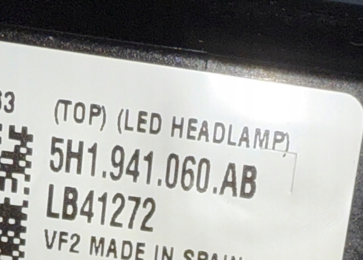 фото №14, Vw golf 8 gti рестайлінг лампи перед top led matrix led iq light red комплектні