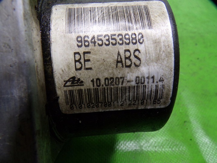 фото №7, Citroen c3 pluriel 1.6 16v насос abs насос гальмівна 9645353980 10097011023