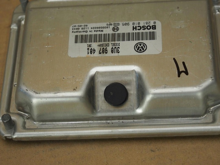 фото №7, Комп'ютер двигуна skoda superb i 2.5 tdi 3u0907401