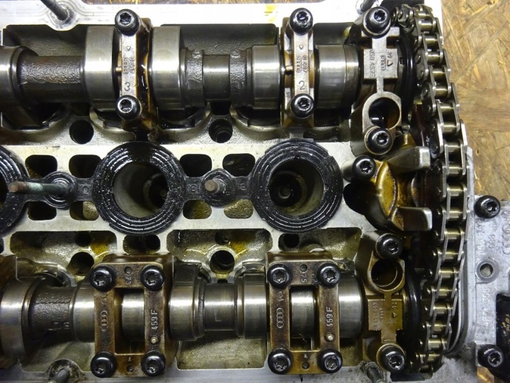 фото №8, Audi tt 8n s3 8l golf iv 1.8t 1.8 turbo arx головка вали натягувач kpl