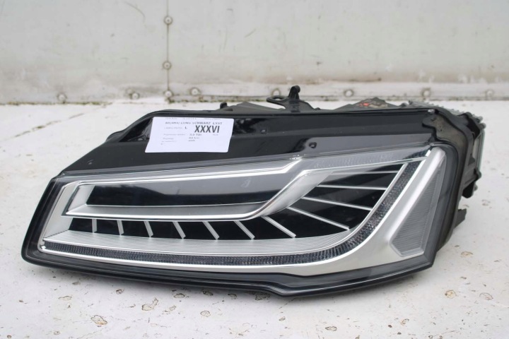фото №13, Audi a8 рестайлінг лампи перед matrix 4h0941035 4h0941036 передня фара led d4 4