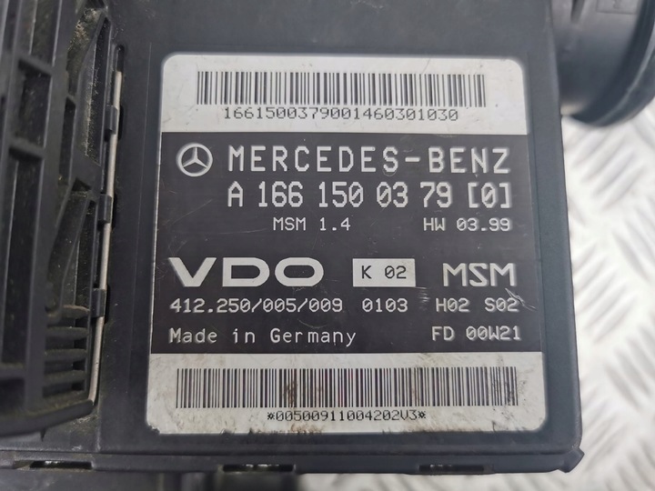 фото №6, Блок керування двигуна mercedes a клас w168 a1661500379