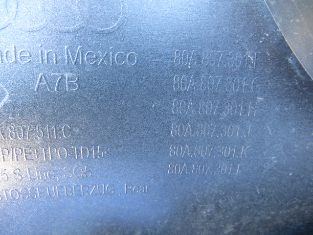 фото №7, Audi q5 80a s line бампер задний зад