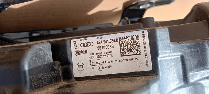 фото №15, Лампа перед передняя правая audi a1 ii 2 18-22rok полный led 82a 82a941034d
