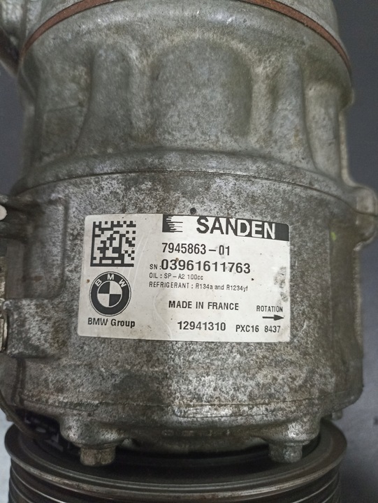фото №7, Компресор компресор кондиціонера bmw 7945863 g30 g11