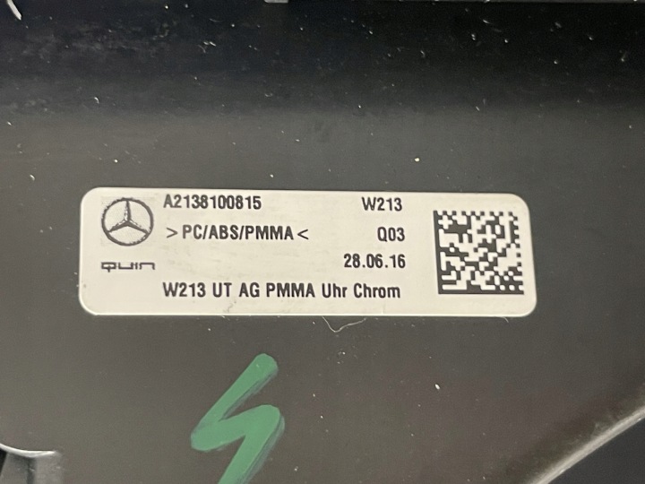 фото №14, Mercedes oem номер a2136806500 a2139009103 w213 туннель dekor панель средний idrive