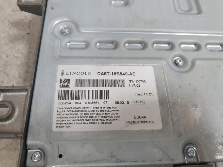 фото №5, Lincoln navigator mks mkx усилитель аудио оригинал da5t-18b849-ae