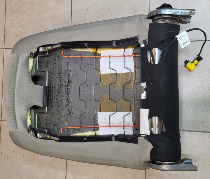 фото №8, Спинка сиденья правое перед пассажира подушка renault laguna iii 3 oem номер европа