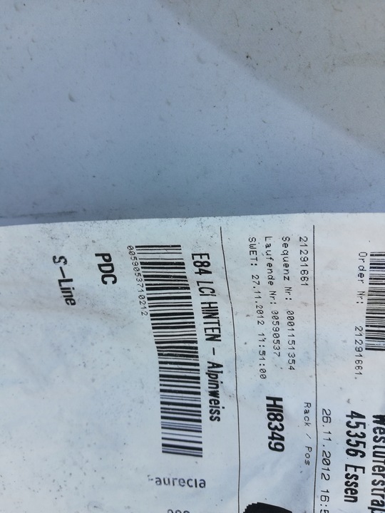 фото №13, Bmw x1 e84 рестайлинг 12- бампер задний зад