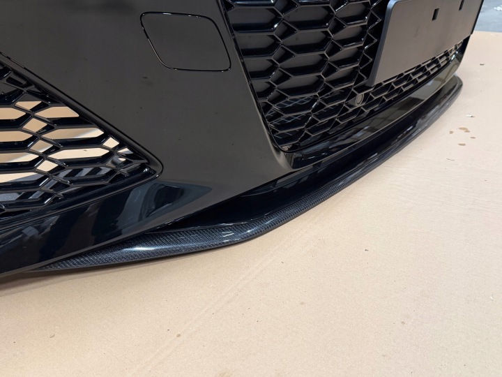 фото №9, Бампер передній перед audi a6 c8 rs6 18-23r a7 4k8 rs7 комплектний карбон