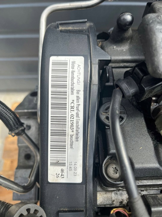фото №8, Двигун комплектний crl crlb audi a3 8v vw golf vii 2.0 tdi 150km 14r